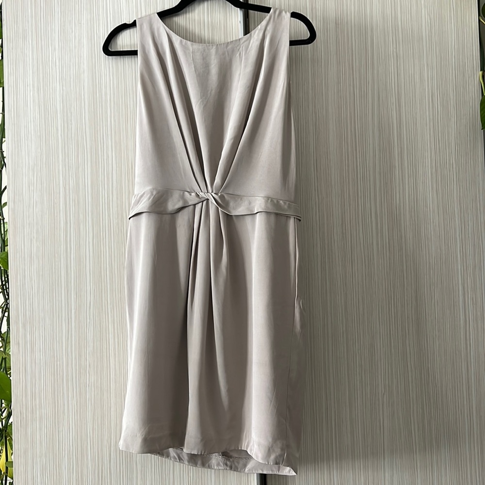 Satch Cream Silk Pencil Dress in Size AUS 10/US 6 EXC